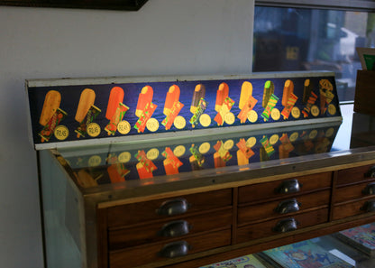 Vintage Ice Cream Advertisement Light Box