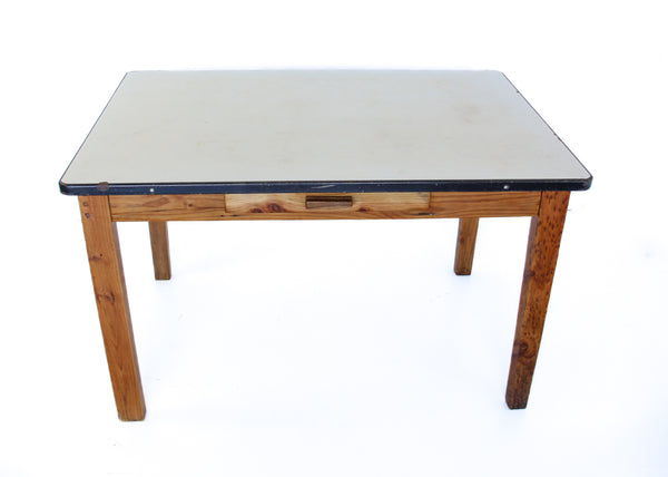 Enamel Top Kitchen Table