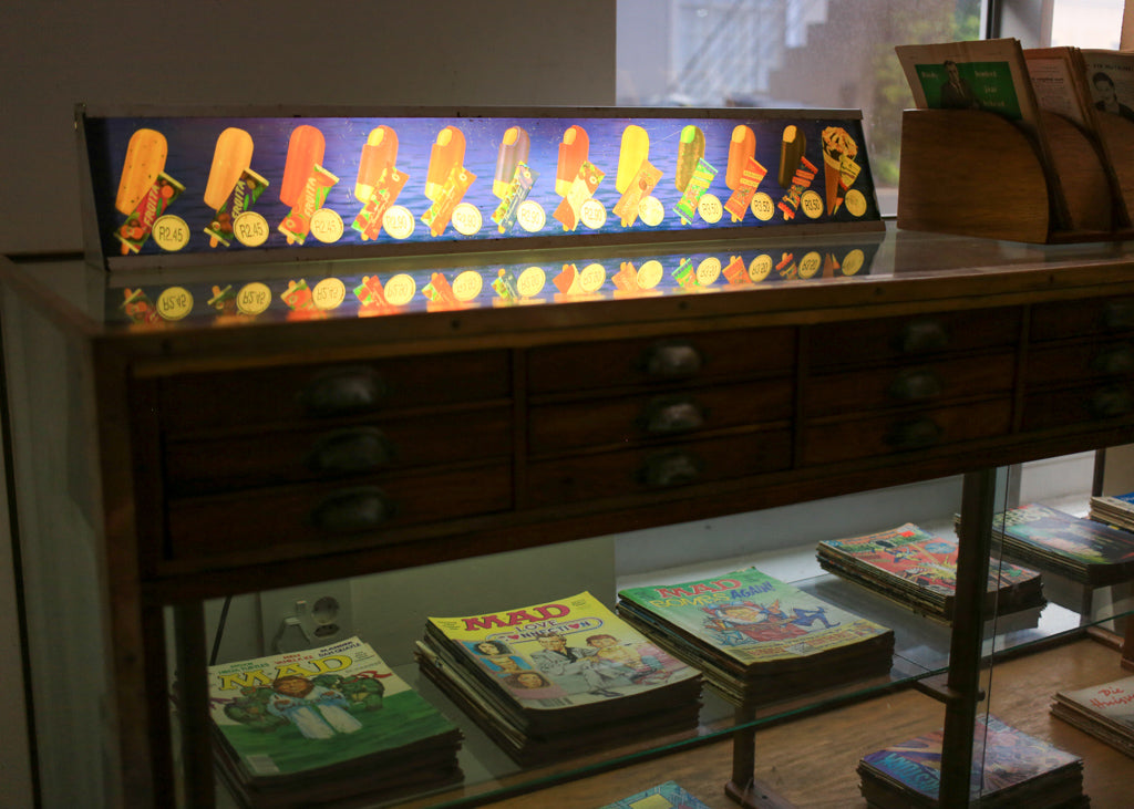 Vintage Ice Cream Advertisement Light Box