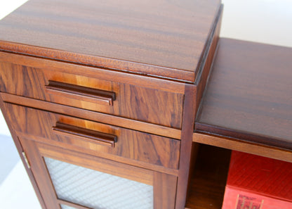 Custom Made Vintage Cabinet and Shelf