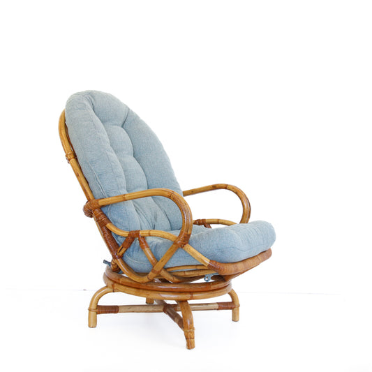 80's Cane Armchair #1
