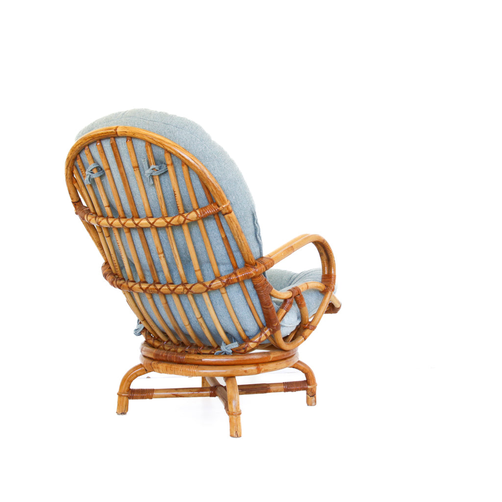 80's Cane Armchair #1