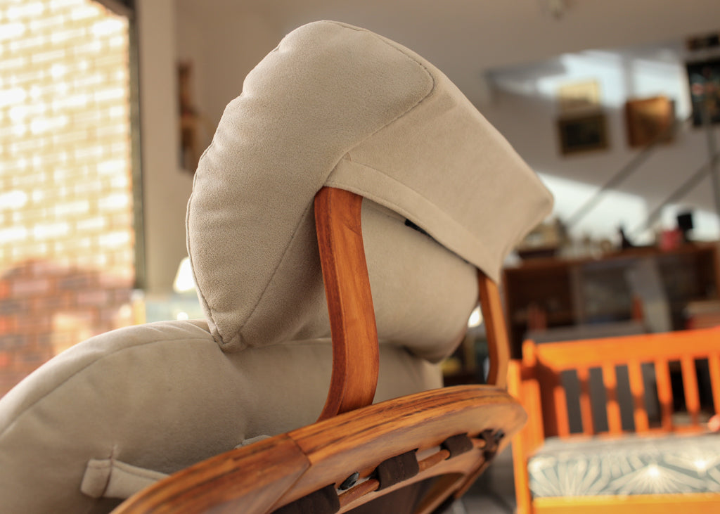 A Pair of Kroken Armchairs with Footrests - priced individually
