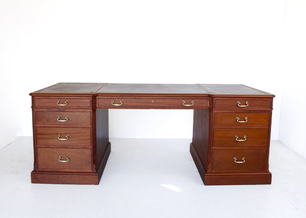 Large Vintage Executive Desk