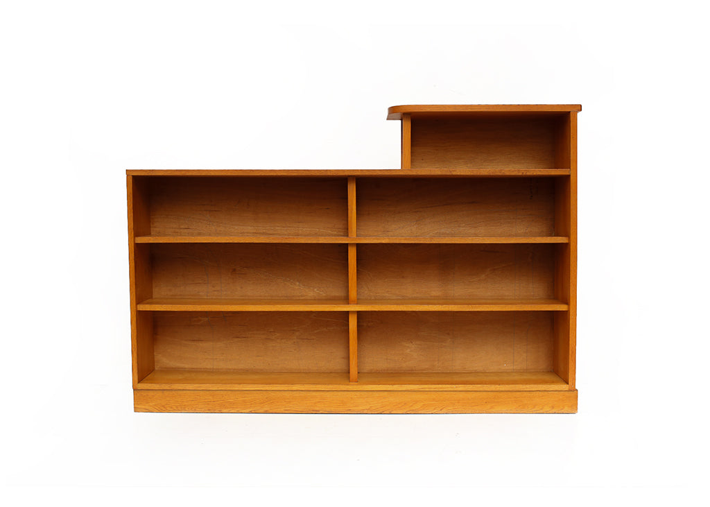 Solid Oak Art Deco Bookshelf