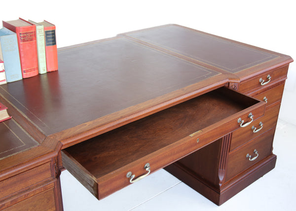 Large Vintage Executive Desk