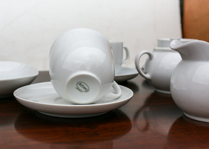 14 Piece Arzberg Bavaria White Tea Set - Germany