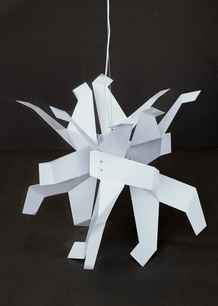 Large Modern Steel Pendant Lamp