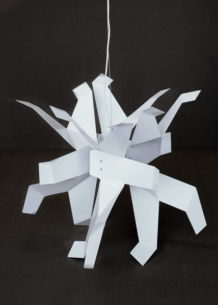 Large Modern Steel Pendant Lamp