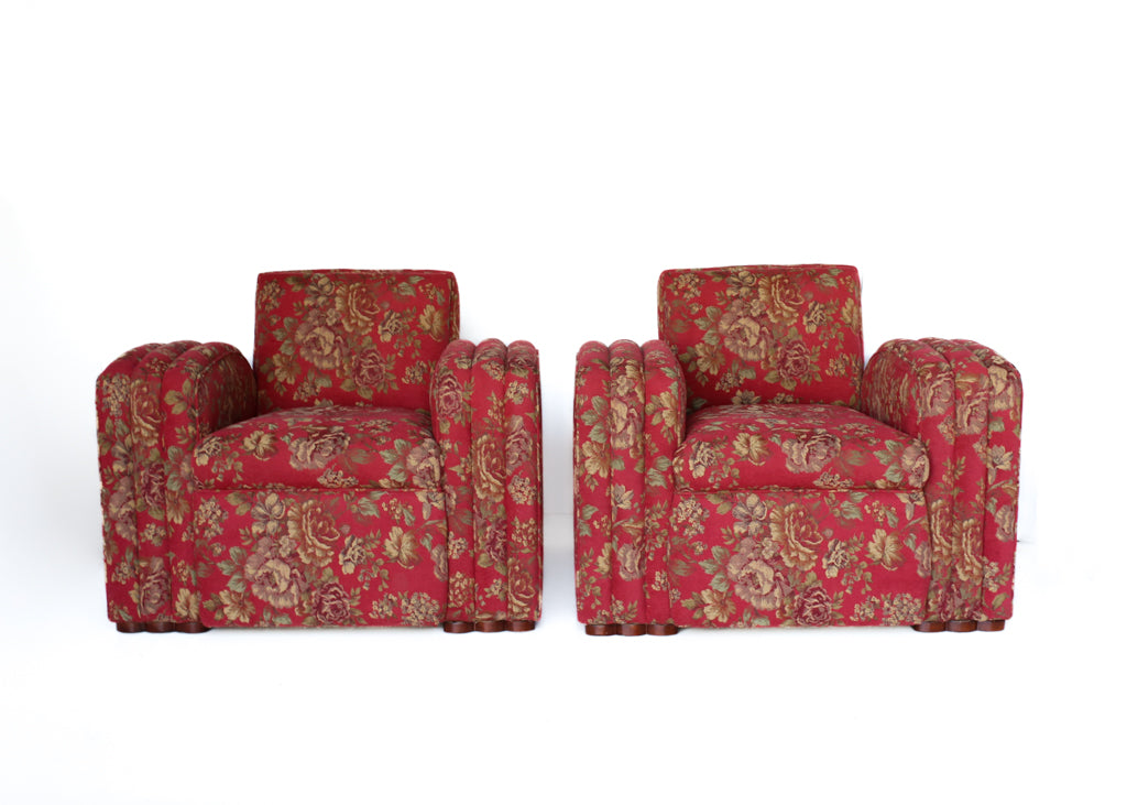 Two Antique Art Deco Chairs