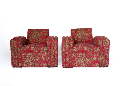 Two Antique Art Deco Chairs