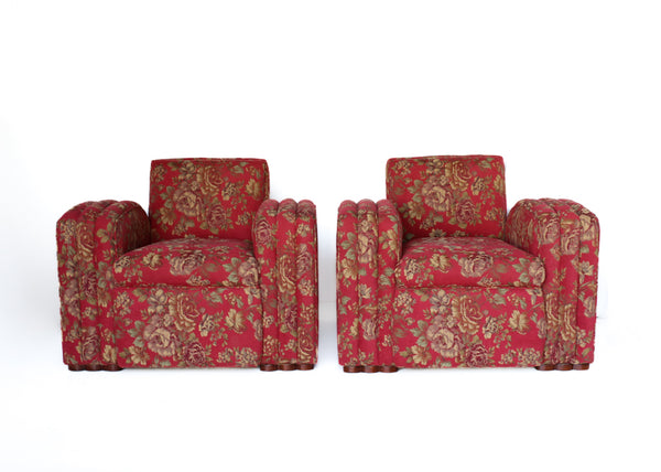 Two Antique Art Deco Chairs