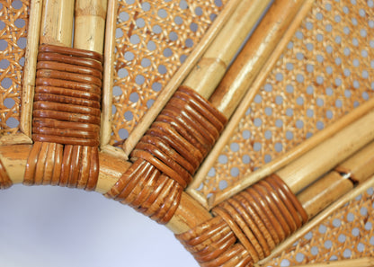 Cane Double Bed Headboard