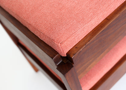 A Pair of Imbuia Footstools