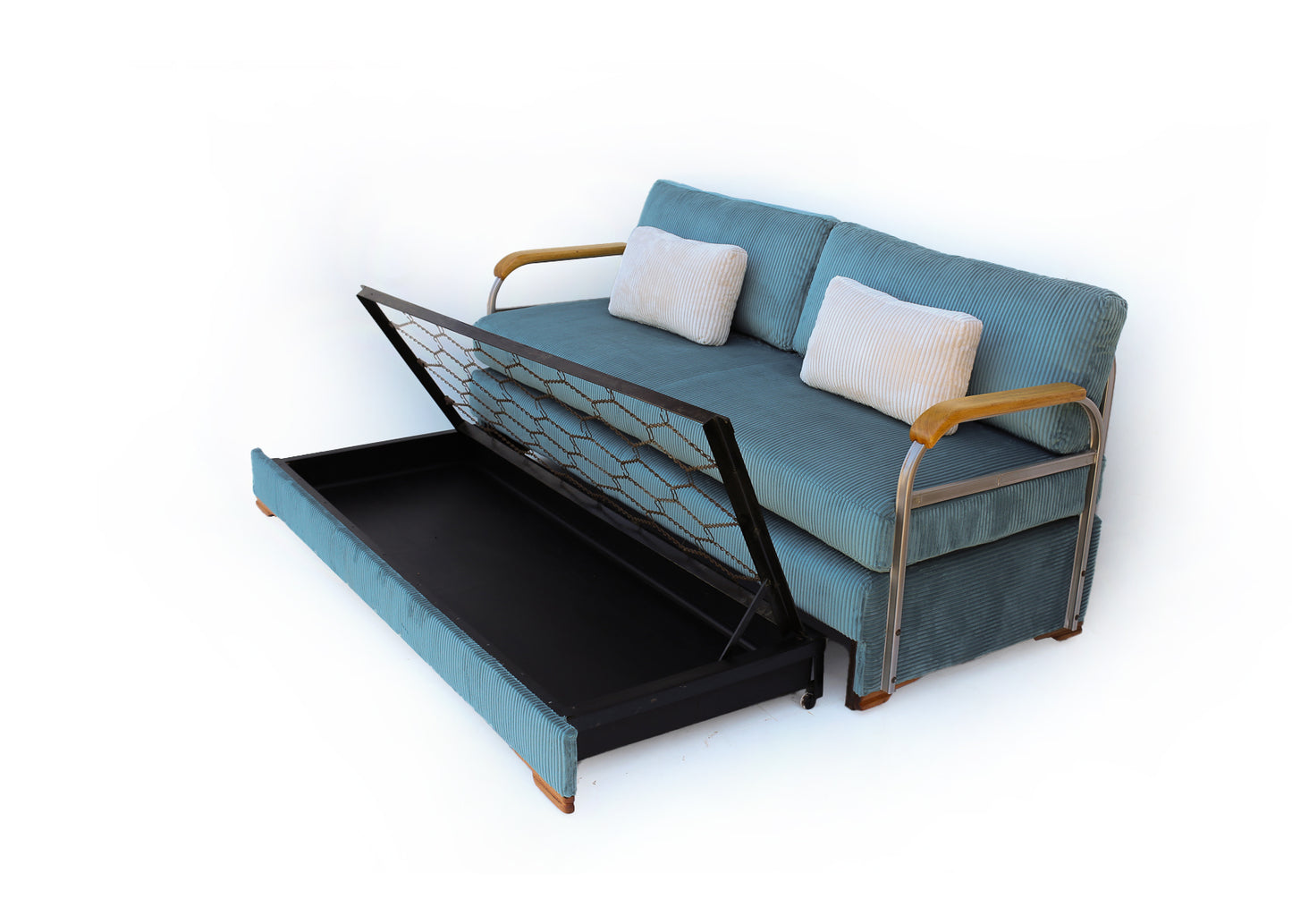 Extendable Bauhaus Sofa, Airflex 1940s