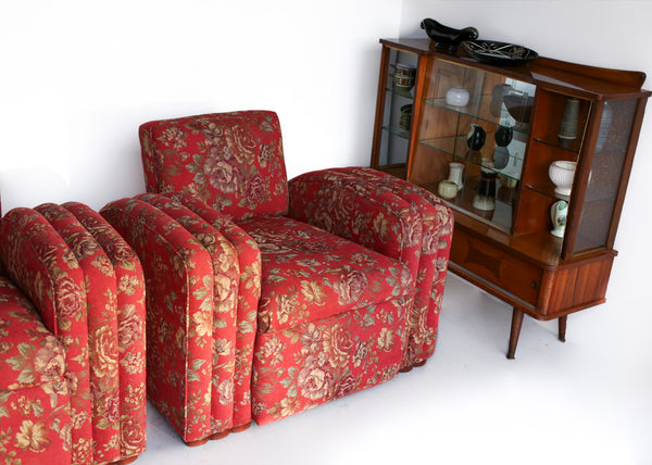 Two Antique Art Deco Chairs