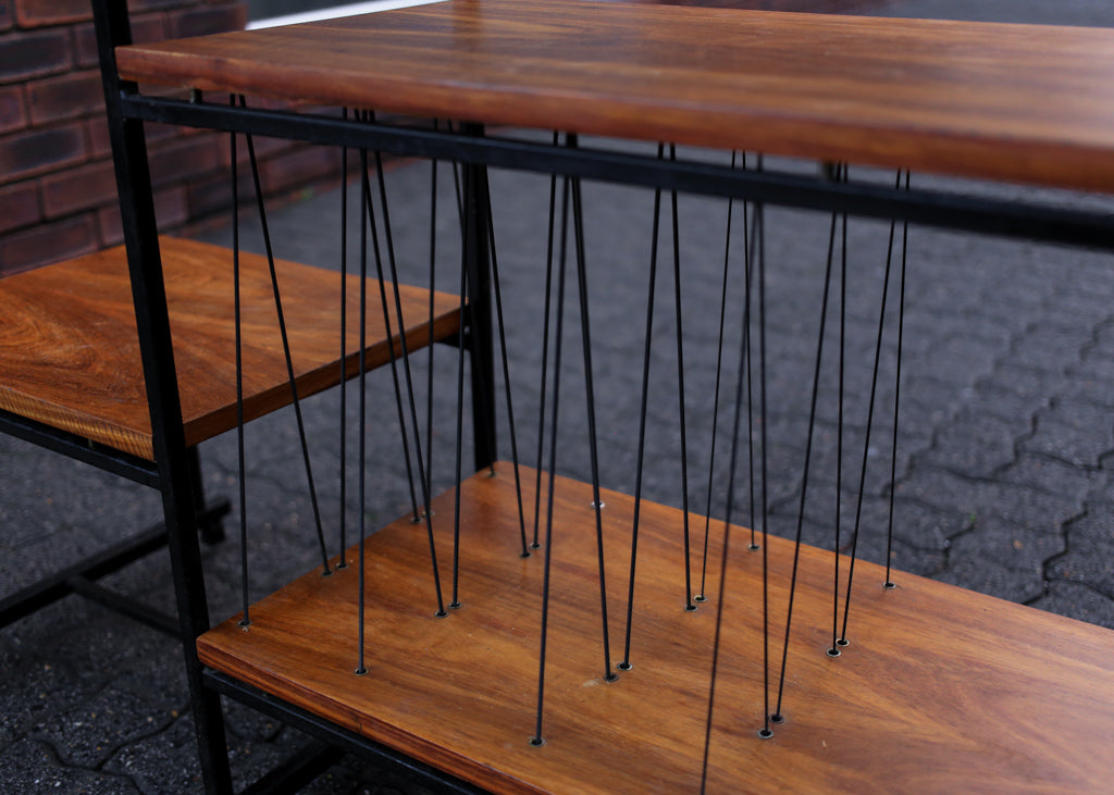 1960's Steel and Kiaat Shelf
