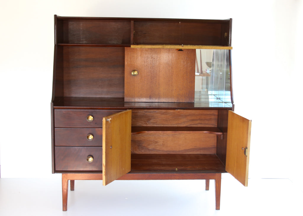 Solid Wood Mid-century Cabinet