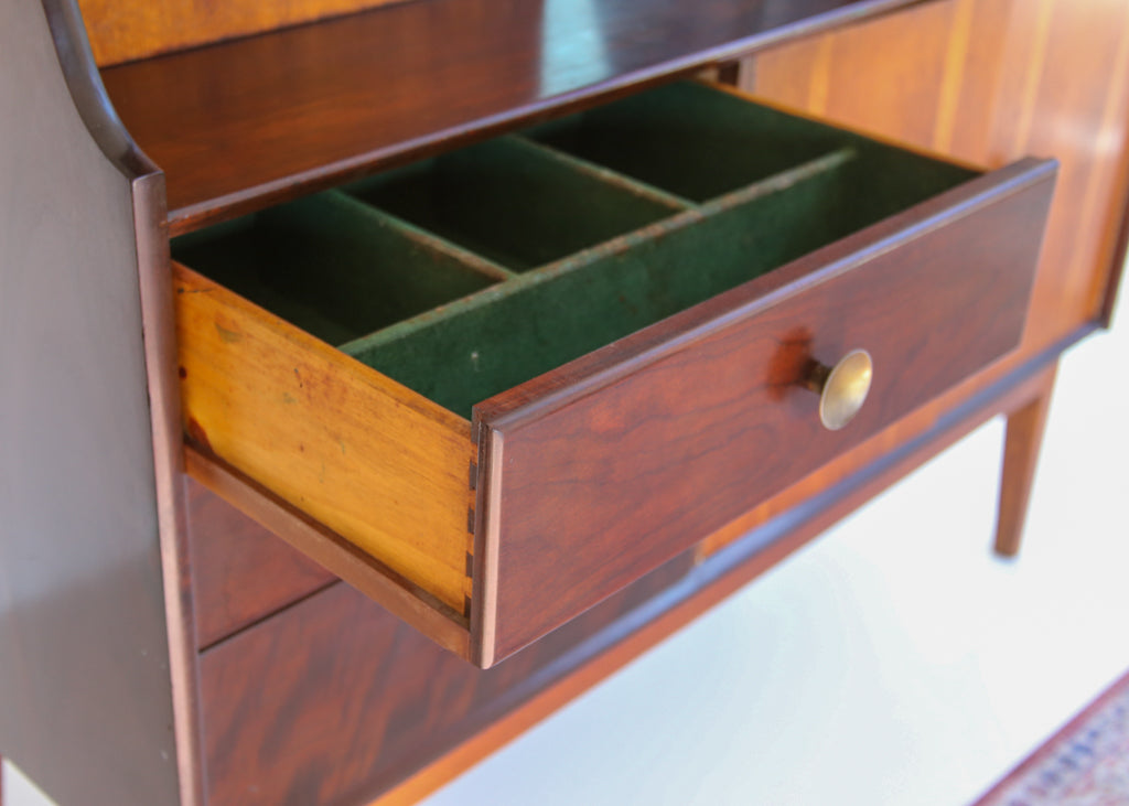 Solid Wood Mid-century Cabinet