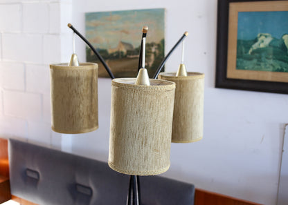 1950s Floor Lamp with Three Lights