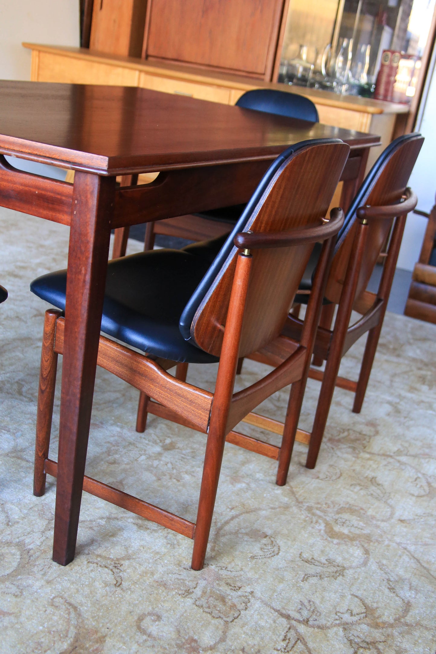 A Set of Four Frystark Status Dining Chairs