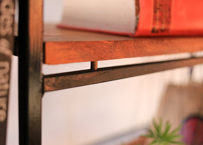 1960's Steel and Kiaat Shelf