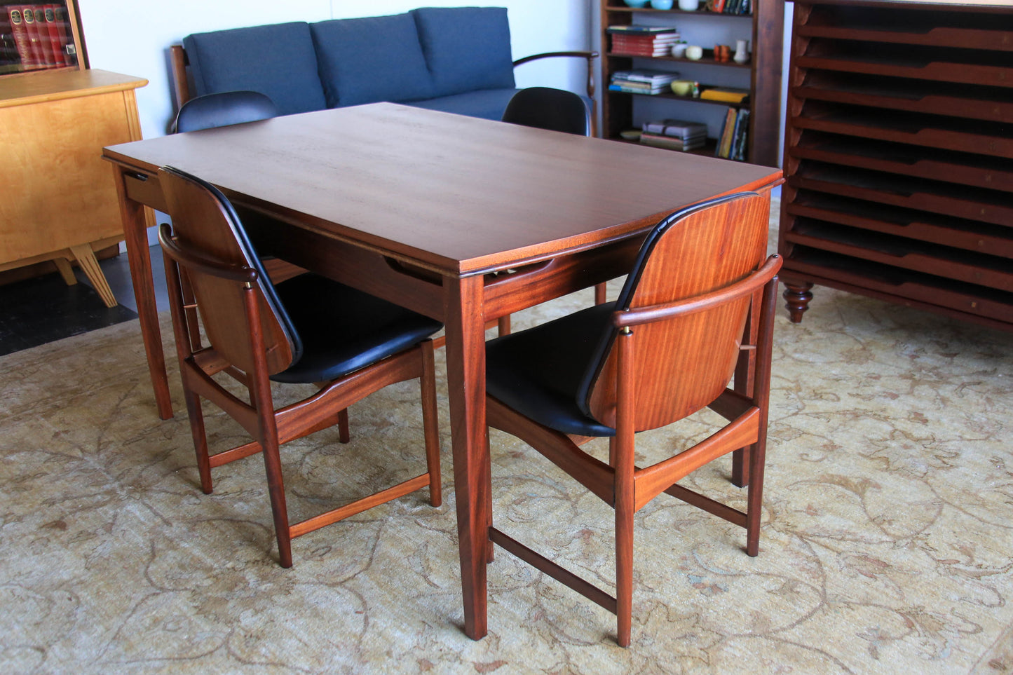A Set of Four Frystark Status Dining Chairs