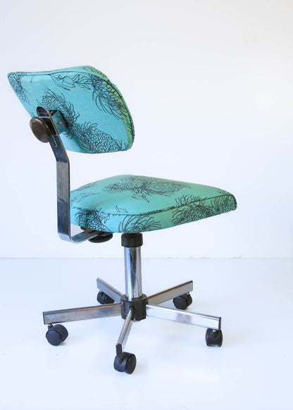 Typist Chair in Fynbos Print