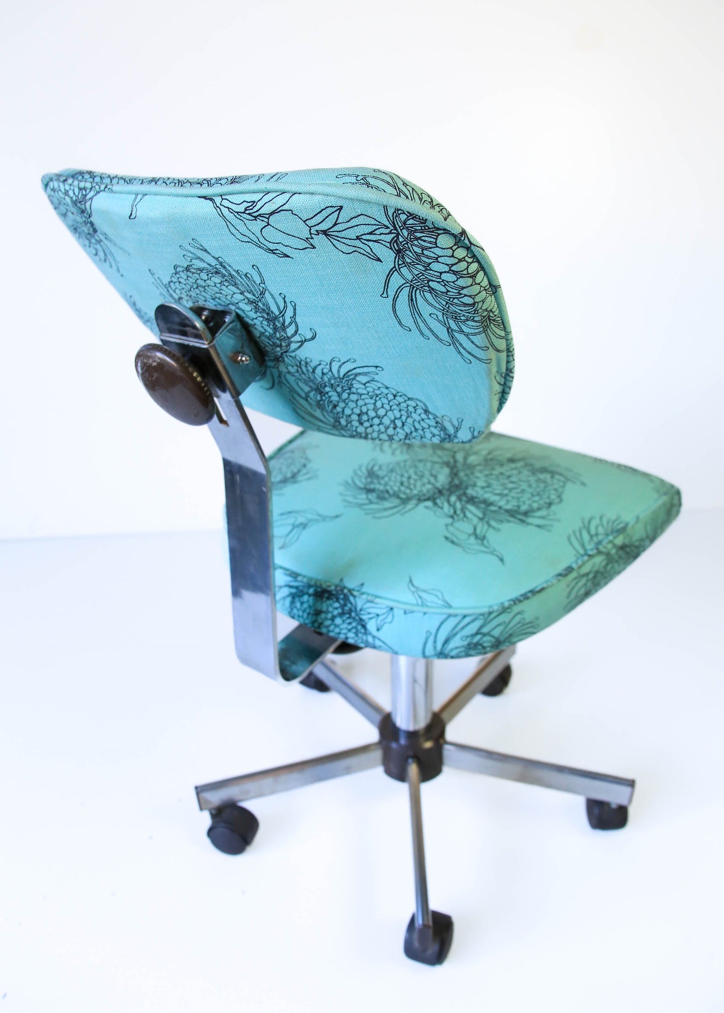 Typist Chair in Fynbos Print