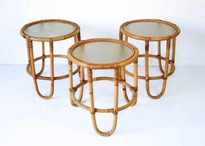 Cane Side Table (2 available)