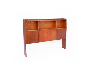 Vintage Oak Double  Bed Headboard
