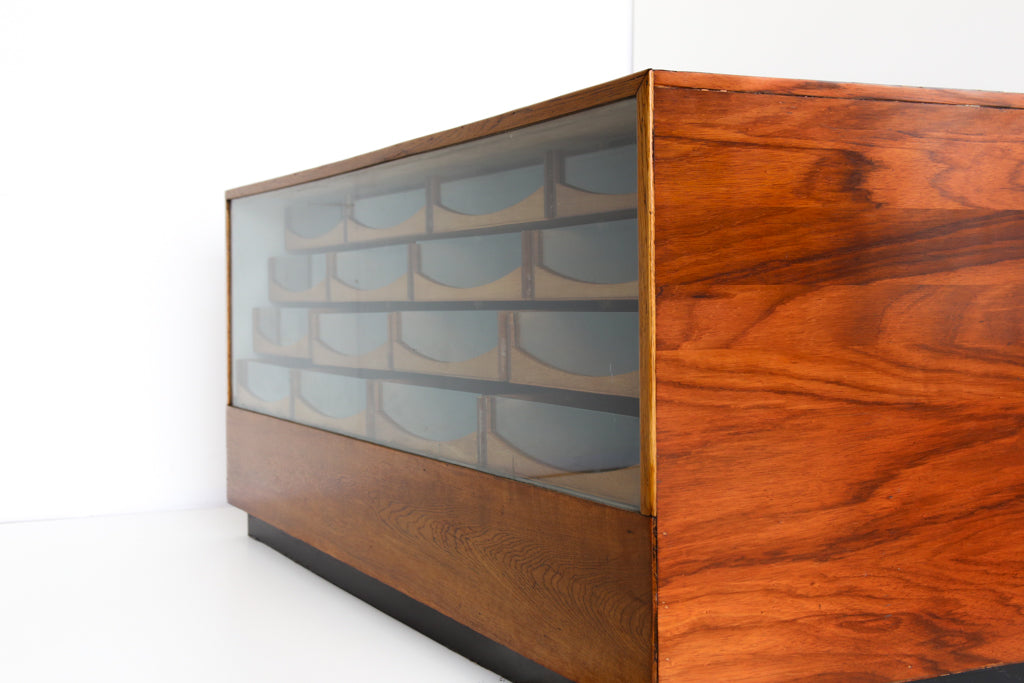 Oak Haberdashery Cabinet with 16 Drawers