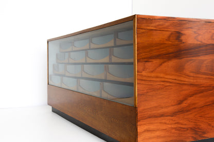 Oak Haberdashery Cabinet with 16 Drawers