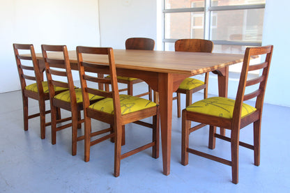 Four Ladder Back Dining Chairs