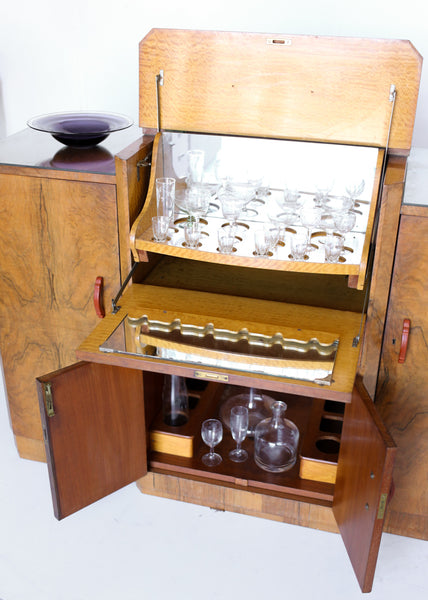 Period Art Deco Cocktail Cabinet 1930s