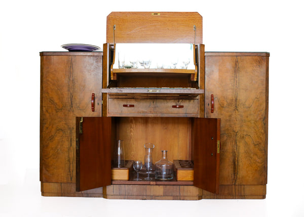 Period Art Deco Cocktail Cabinet 1930s