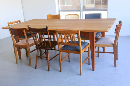 Eight-Seater Solid Wood Dining Table