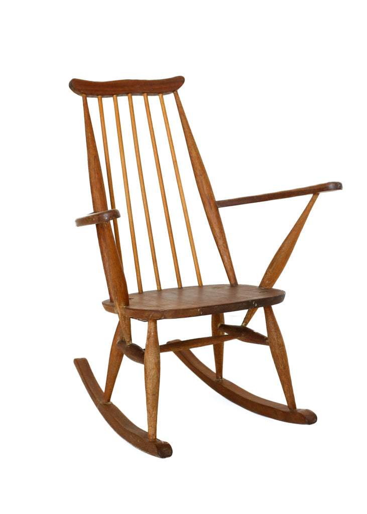 Oak Lubis Rocking Chair – Huisraad Modern