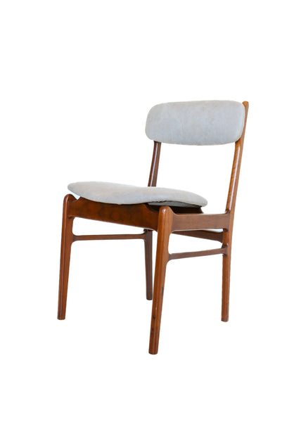 Four Rosewood Scandinavian Modern Dining Chairs