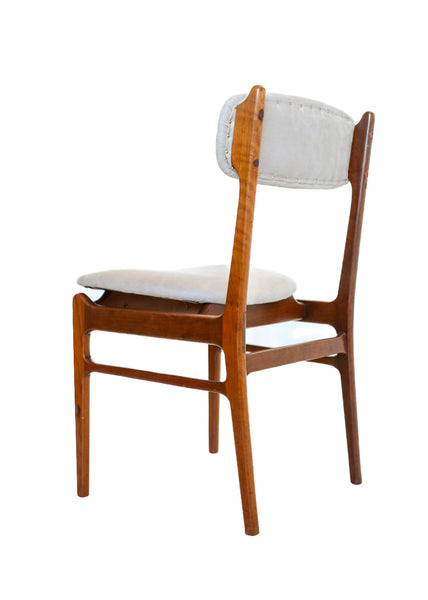 Four Rosewood Scandinavian Modern Dining Chairs