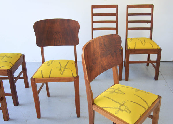 A Pair of Art Deco Dining Chairs