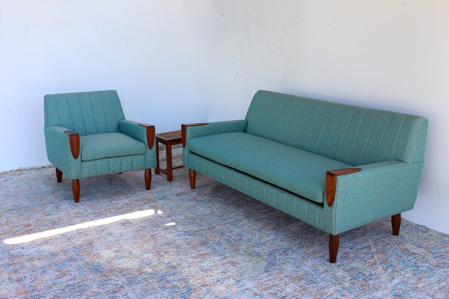 Pair of Airflex Armchairs and Three-seater Sofa - priced per item