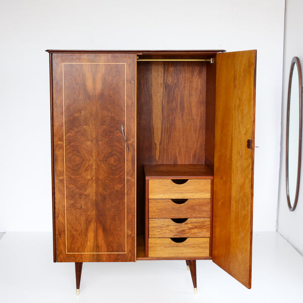 Mid-century Two Door Wardrobe