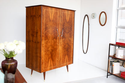 Mid-century Two Door Wardrobe