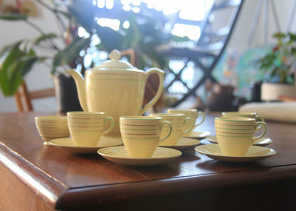 New Hall Hanley Nirvana Art Deco Tea Set - 1930's