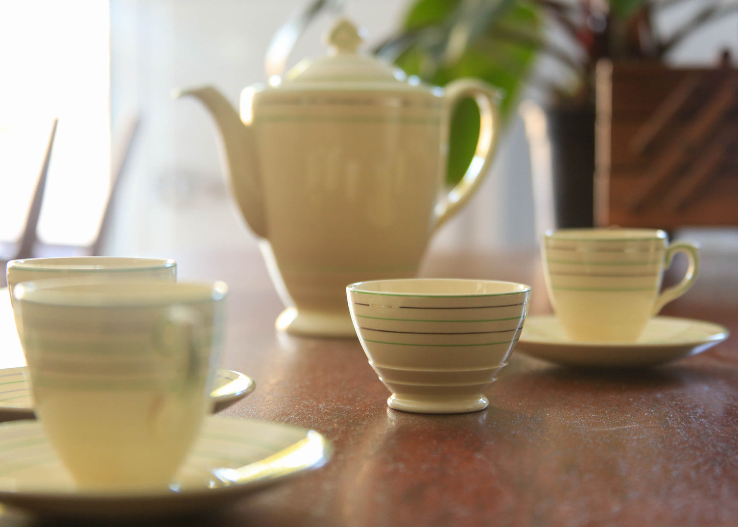 New Hall Hanley Nirvana Art Deco Tea Set - 1930's