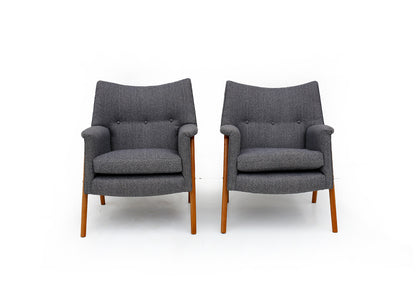 A Pair of Mid-century Danish Style Armchairs