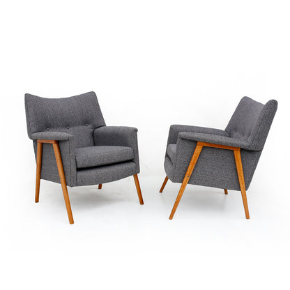 A Pair of Mid-century Danish Style Armchairs