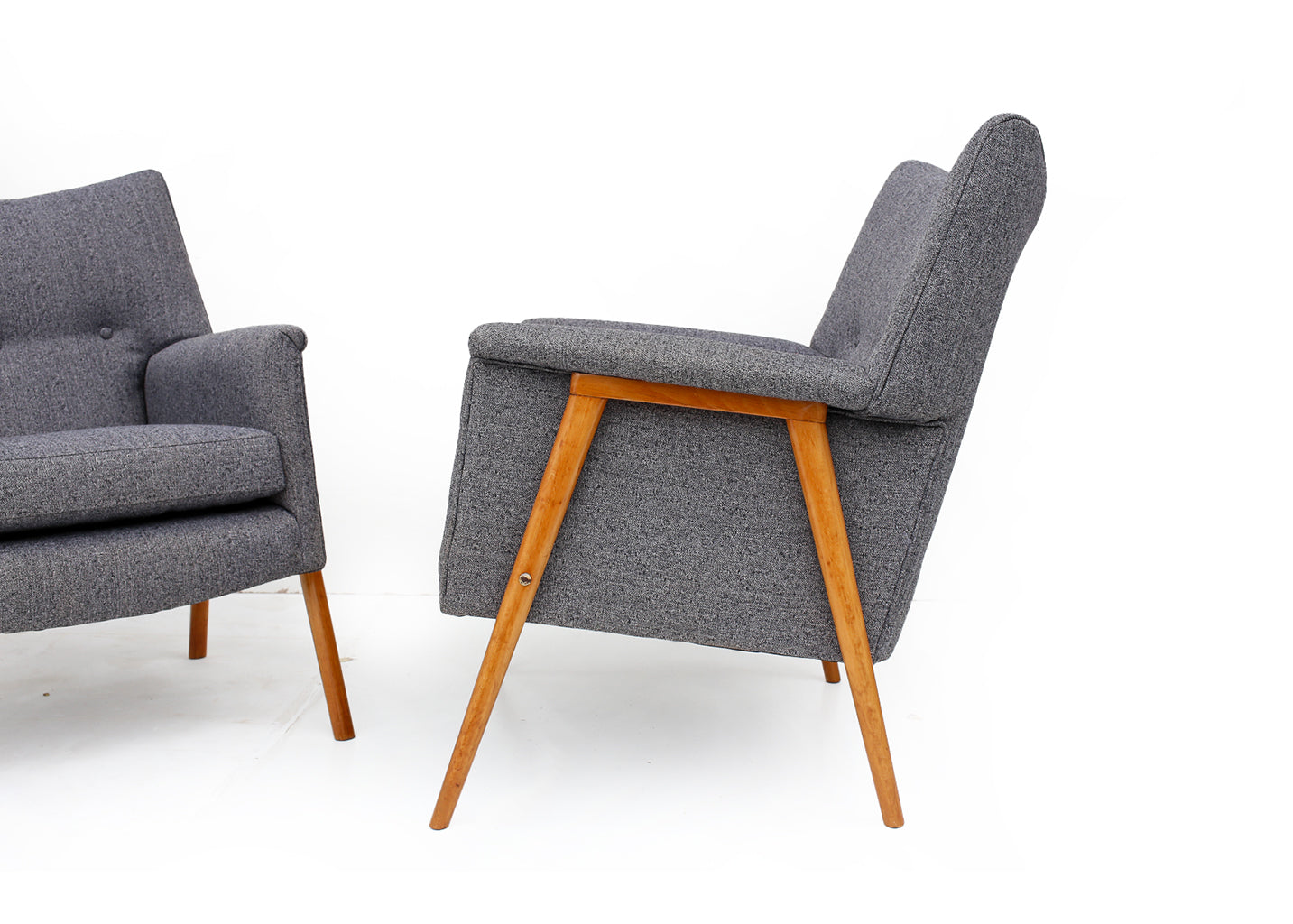 A Pair of Mid-century Danish Style Armchairs