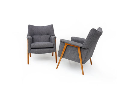 A Pair of Mid-century Danish Style Armchairs